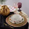 Mioli - Service de Table en Porcelaine multicolore - 24 pièces T.U