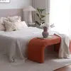 MENZZO Banquette design Sara Tissu Rouge brique