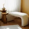 MENZZO Banquette design Sara Tissu Blanc crème