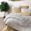 CONCEPT1 Najva 240x220cm + 2 taies 60x60 moutarde 129CTN64618