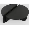 Table basse en aggloméré Podium noir