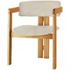 Wooden Art - Chaise Co gris clair/chêne - 58x76x49 cm T.U