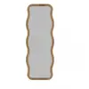 Miroir sur pieds en bois 50x160cm - Bois clair - Luna