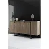 Hanah Home Buffet En Aggloméré Pieds En Métal Luxe