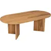 Homitis Wooden Art - Table basse Oval luth - 120x60x40 cm T.U