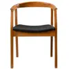 Homitis - Chaise Albero noyer/noir - 50x70x53 cm T.U