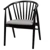Homitis - Chaise Albero51 noir/beige - 55x77x47 cm T.U