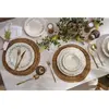 Hermia Concept - Service de table vert/rose foncé/blanc - 24 pièces OS