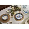 Hermia Concept - Service de table blanc/bleu - 24 pièces OS