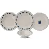 Hermia Concept - Service de table blanc/bleu/vert - 24 pièces OS