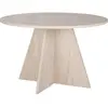 Table à manger ronde en aggloméré Virella