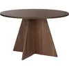 Table à manger ronde en aggloméré Virella