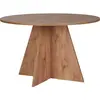 Table à manger ronde en aggloméré Virella