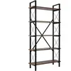 Hanah Home Etagère en aggloméré et métal elysian noyer, noir