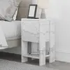 MENZZO Table de chevet avec rangements ema carrara marble Stena