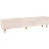 Homitis - Meuble TV Alvin travertin - 180x42x31.4 cm OS
