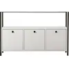 CONCEPT1 Solace blanc noir 120 x 29,5 x 77cm 241NRD1345