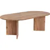 Calicosy - Table basse ovale L119 cm - IRIS - Pin atlantique TU
