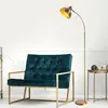 Opviq Lampe sur pied Varzan, dorée, métal, hauteur 162 cm, E27