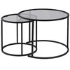CONCEPT1 Ensemble de Aurum 60 42 noir gris 60 x 60 x h43cm 857NRD1108