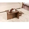 Table basse en aggloméré 80 x 40 x 40 cm Harmony Noyer.