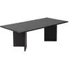 - Table basse en aggloméré Sabin bois noir