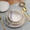 Mioli - Service de table en Porcelaine beige - 24 pièces OS