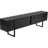 Homitis - Meuble TV Serenity noir - 180x45x30 cm T.U