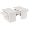 Hanah Home Asir Group Llc - Table basse en aggloméré 110 x 45 x 41,4 cm Sanctuary