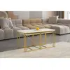 UB DESIGN Ensemble de Defne or travertin 854KLN4753