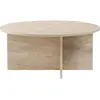 Table basse ronde en aggloméré Soleil