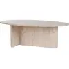 Table basse ovale en aggloméré Orba