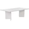 Homitis - Table basse Sabin blanche - 119x40x60 cm OS