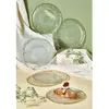 Mioli - 6 Assiettes à dessert transparentes - D.21 cm OS