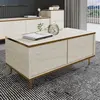 Homitis - Table basse Imaj travertin - 90x40x45 cm OS