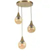 OPVIQ Sheen - Lustre Afra ambre/doré - 30x15 cm T.U
