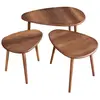 Hanah Home - 3 Tables basses Alvin noyer OS
