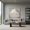 Opviq - Lustre Luna 50 Luna blanche - 60 x 55 x 35 cm OS