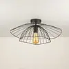 Opviq - Plafonnier Mantar 6500 P noir - 52 x 52 x 20 cm OS