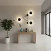 Opviq - Applique murale Ledos 15541 noire - 85 x 85 x 15 cm OS