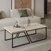 Homitis - Table basse Verona travertin OS