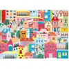 Magnolia Puzzle 1000 Pièces : Maisons Colorées