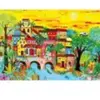 Magnolia Puzzle 1000 Pièces : Maisons dans la Forêt