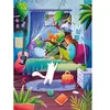 Magnolia Puzzle 1000 Pièces : Fille & Chats