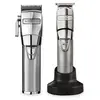 Pack Tondeuse de coupe Chrome FX FX8700E Babyliss PRO + Tondeuse de finition métale Babyliss Pro FX7880E