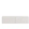Meuble tv suspendu 128 cm UTAH coloris blanc