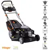 Villager - Tondeuse tractée mulching démarrage électrique 173cc 4 en 1...