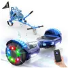 EVERCROSS Hoverboard  Gyropode 6.5" Bleu Hoverkart Bleu armé autoéquilibre self-balancing LED light Bluetooth Moteur 700W Enfant