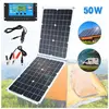 WELAN 50W Panneau Solaire Portable Pliable Kit 12V Panneaux Solaires C...