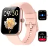 LASER GENETICS CARRON Montre Connectée Femme Pour SamsungIphoneAndroid1.91 Montre Connectée Femme Avec Appel BluetoothVoix De LIaAlexa Intégrée
